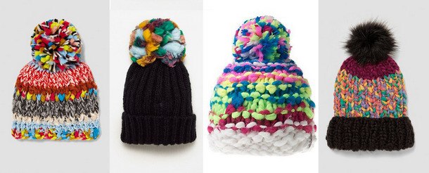 модные вязаные шапки осень зима