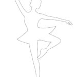 Шаблоны балеринок из бумаги к нг 2019