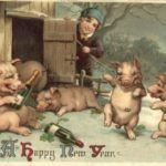 открытка к году свиньи